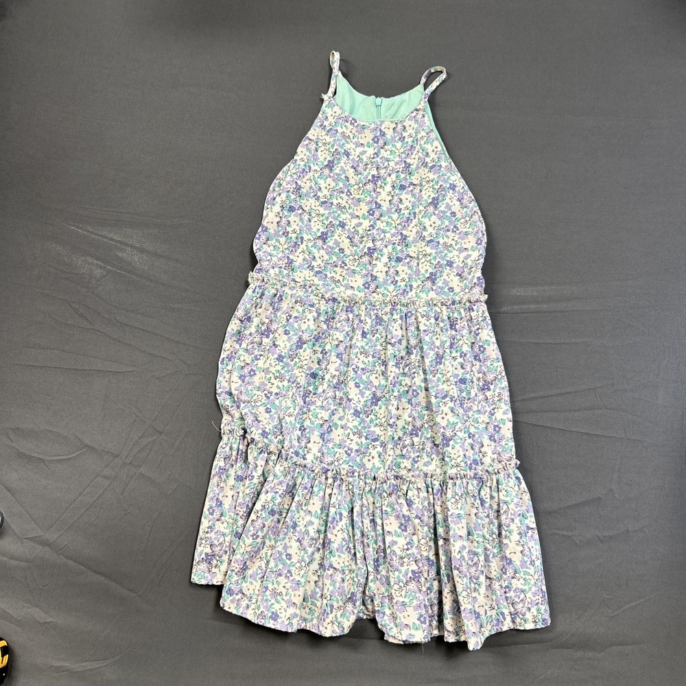 Kidpik Sleeveless Posey Halter Tiered Dress Size 10